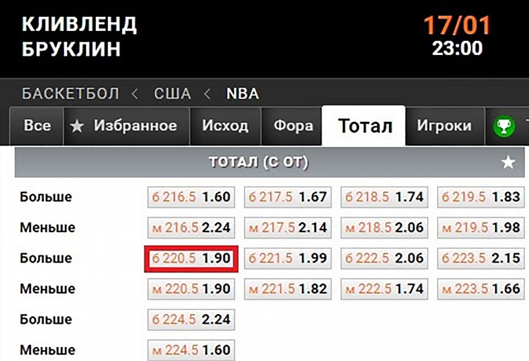 Тотал 3 исхода что значит в футболе в ставках